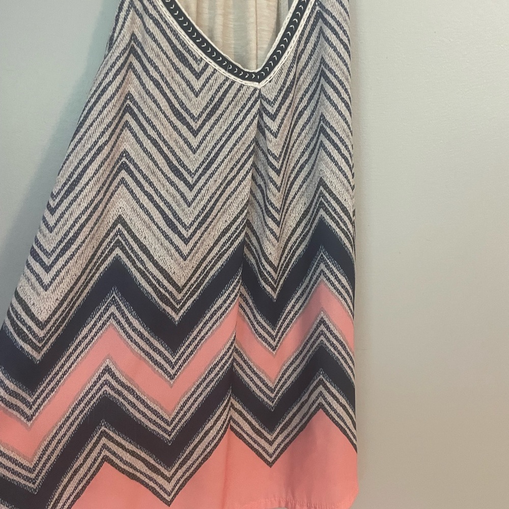 Aztec Razor back tank top
